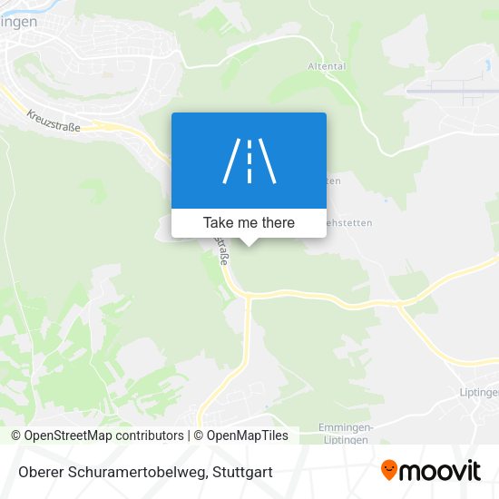 Oberer Schuramertobelweg map