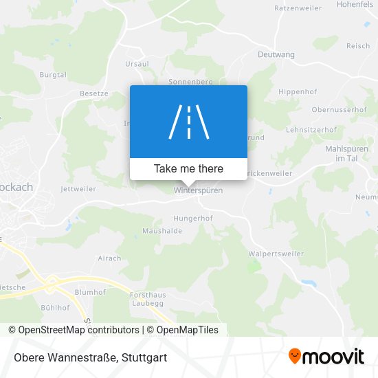 Obere Wannestraße map