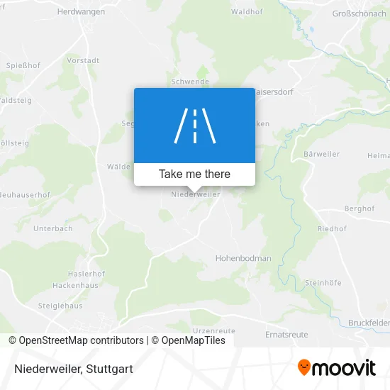 Карта Niederweiler