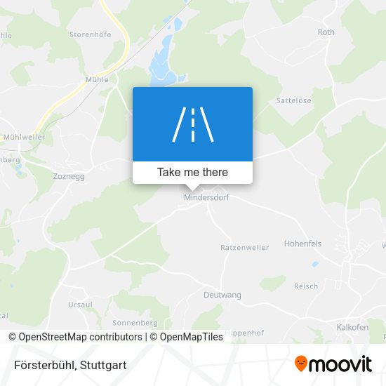 Försterbühl map