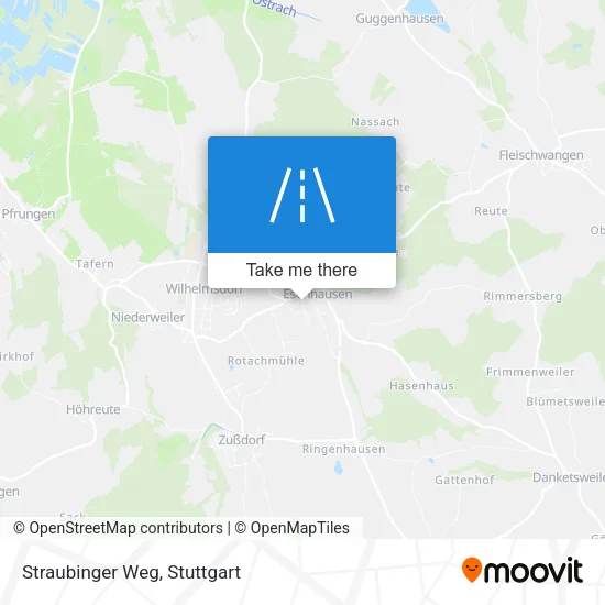 Карта Straubinger Weg