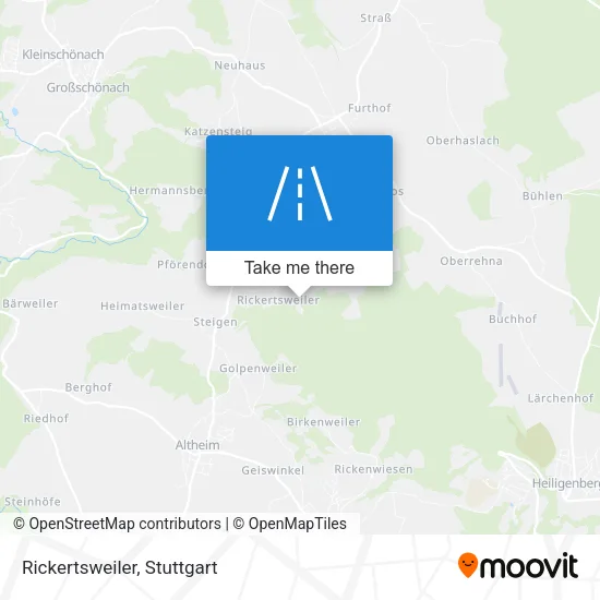 Карта Rickertsweiler