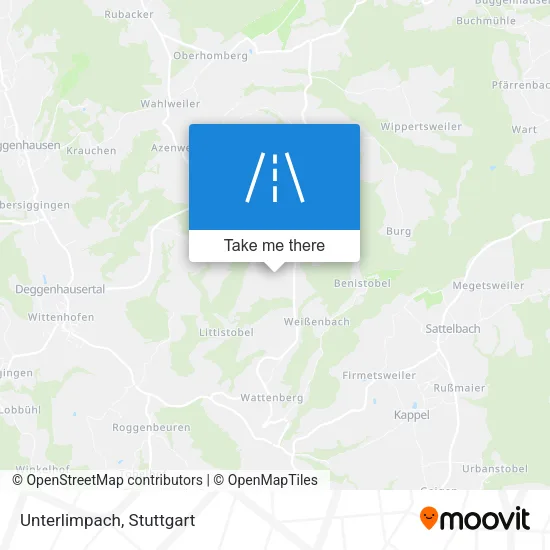 Карта Unterlimpach