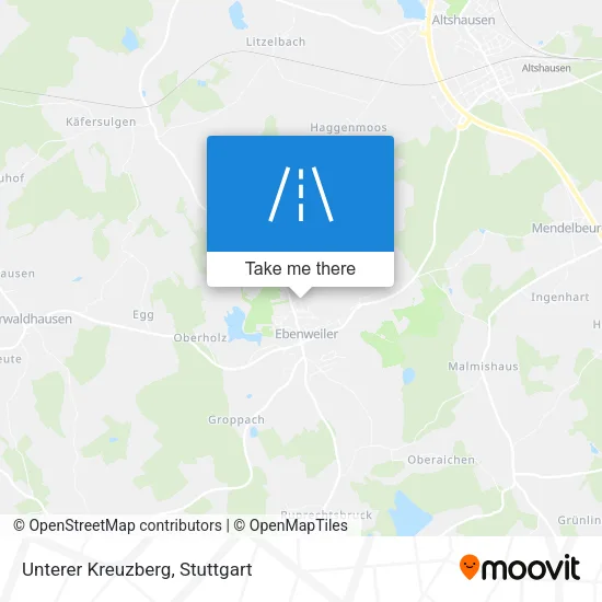 Карта Unterer Kreuzberg