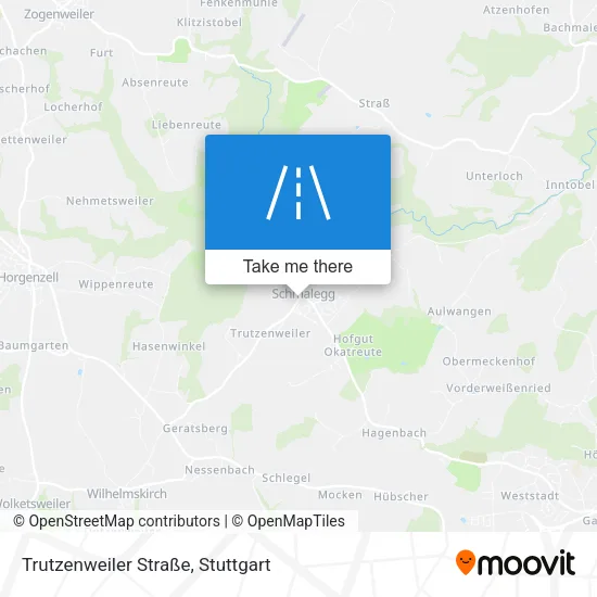 Карта Trutzenweiler Straße