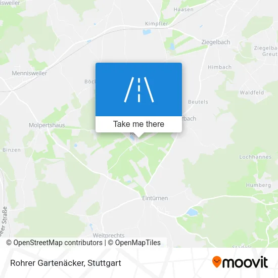 Карта Rohrer Gartenäcker