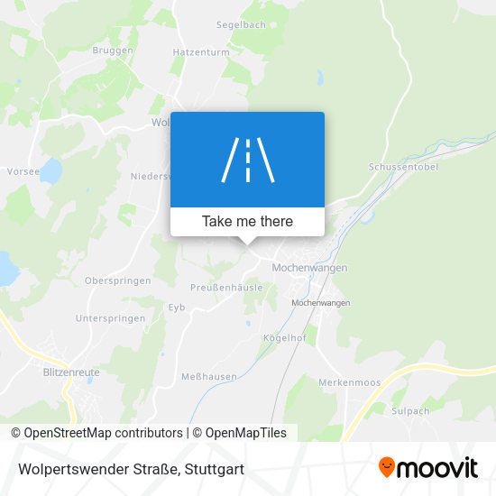 Карта Wolpertswender Straße