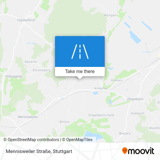 Mennisweiler Straße map