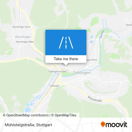 Карта Mühlsteigstraße