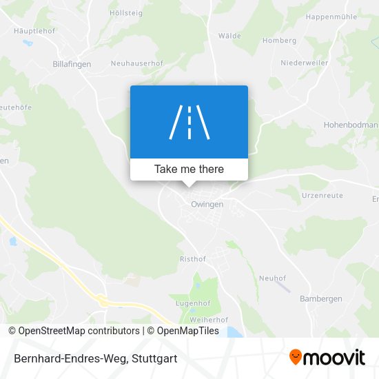 Bernhard-Endres-Weg map