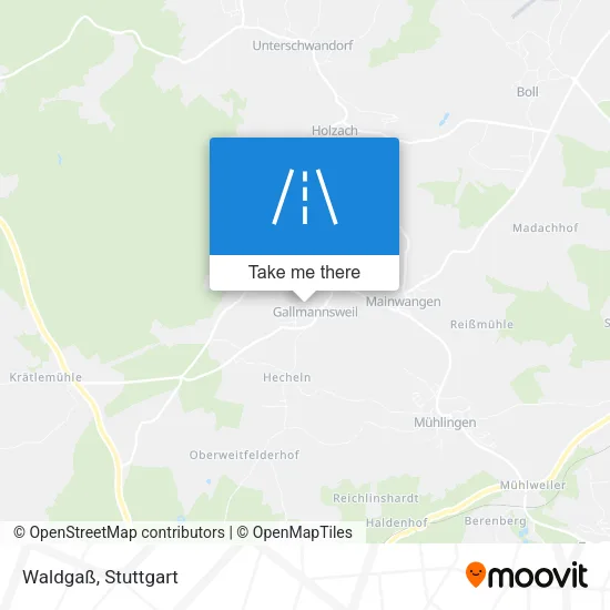 Карта Waldgaß