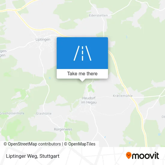 Карта Liptinger Weg