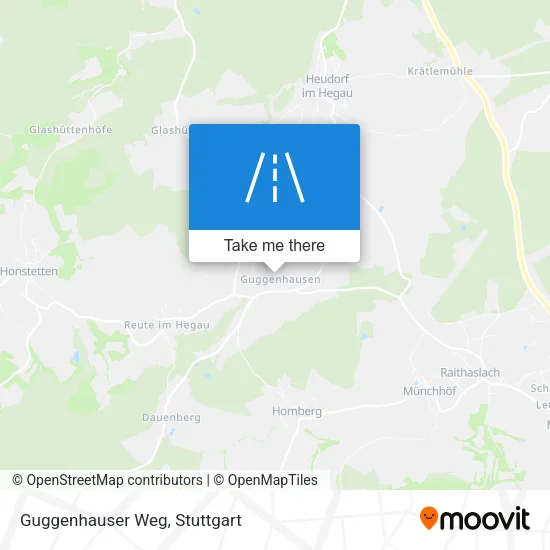 Карта Guggenhauser Weg