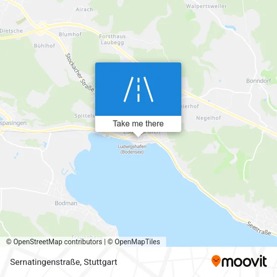 Карта Sernatingenstraße