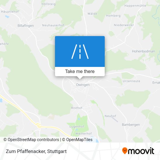 Карта Zum Pfaffenacker