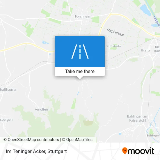 Карта Im Teninger Acker