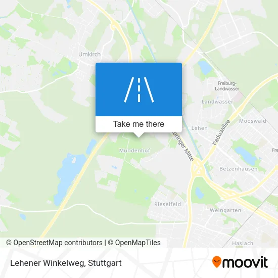 Карта Lehener Winkelweg