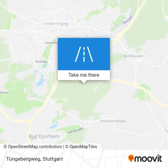 Карта Tüngebergweg