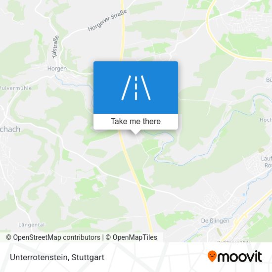 Карта Unterrotenstein