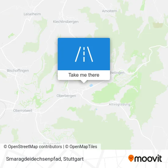 Карта Smaragdeidechsenpfad