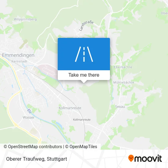 Карта Oberer Traufweg