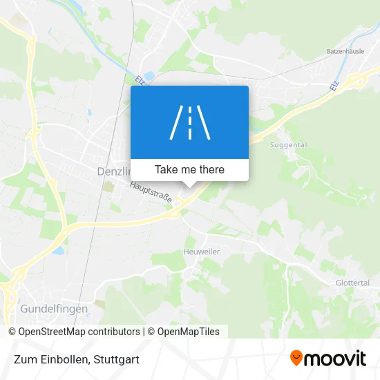 Карта Zum Einbollen
