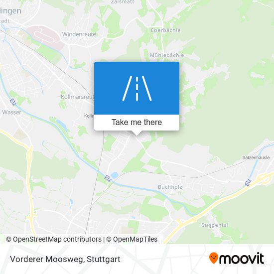 Vorderer Moosweg map