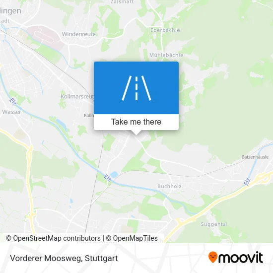 Карта Vorderer Moosweg