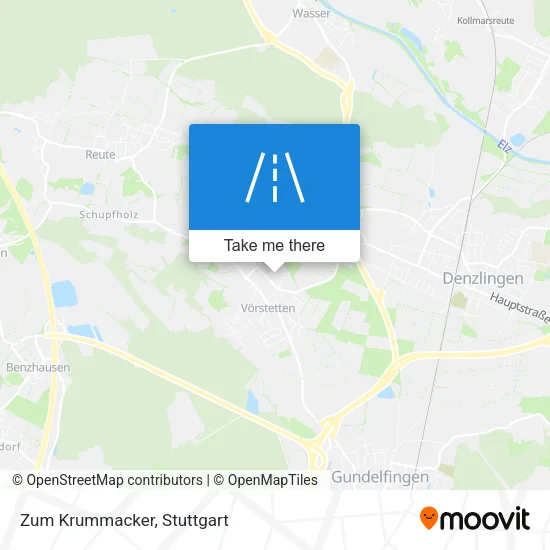 Карта Zum Krummacker