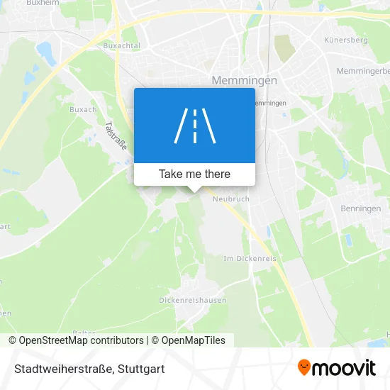 Карта Stadtweiherstraße