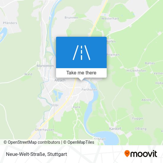 Neue-Welt-Straße map