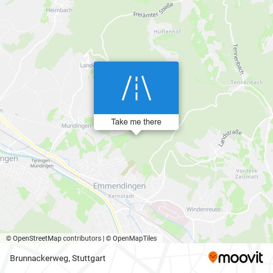 Карта Brunnackerweg