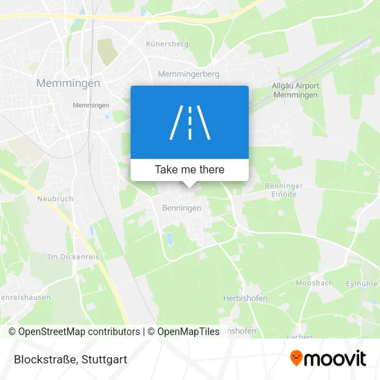 Карта Blockstraße