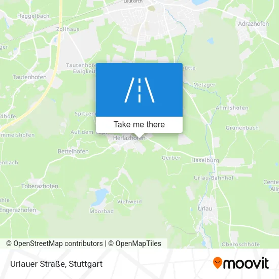 Карта Urlauer Straße
