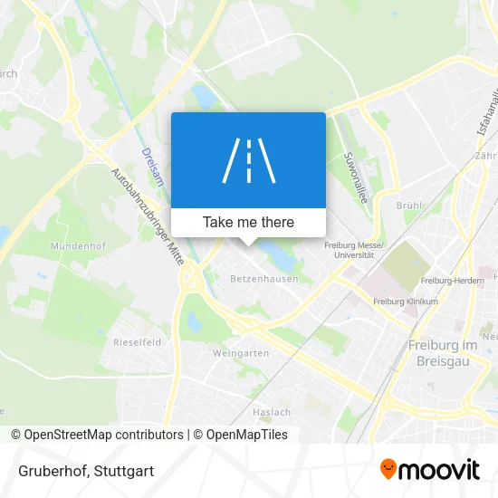 Gruberhof map