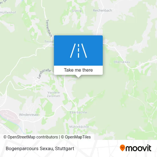 Карта Bogenparcours Sexau