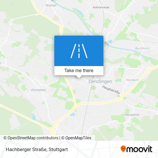 Hachberger Straße map