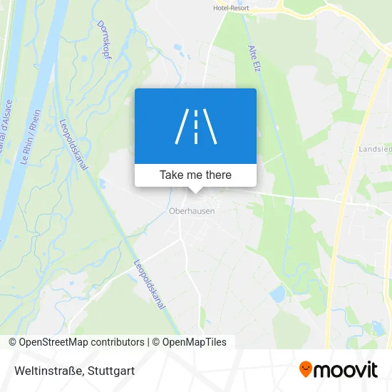 Карта Weltinstraße