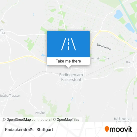 Radackerstraße map