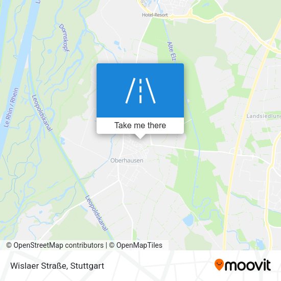 Wislaer Straße map
