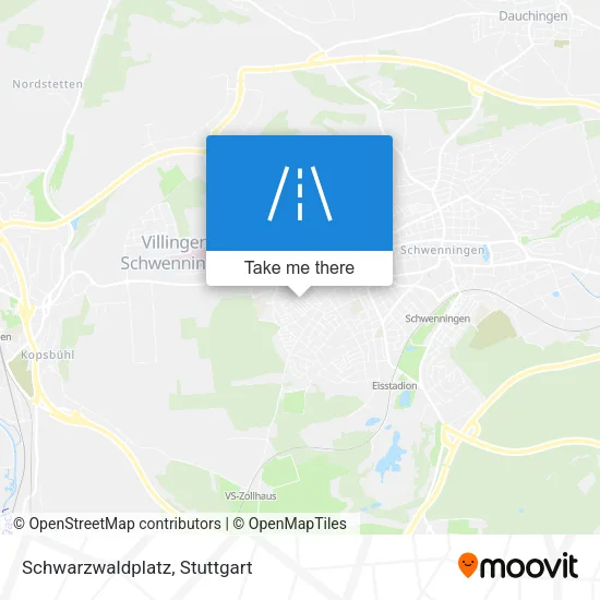 Карта Schwarzwaldplatz