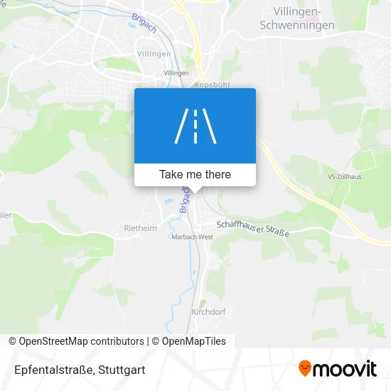 Карта Epfentalstraße