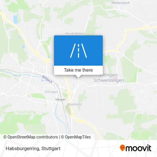 Карта Habsburgerring