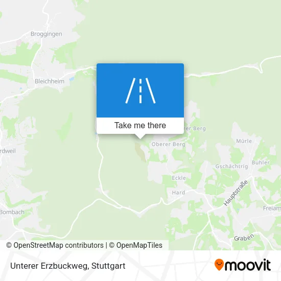 Карта Unterer Erzbuckweg