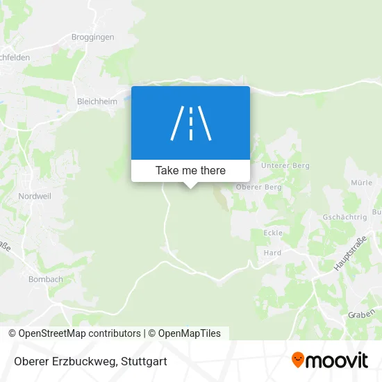 Карта Oberer Erzbuckweg