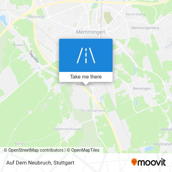 Карта Auf Dem Neubruch