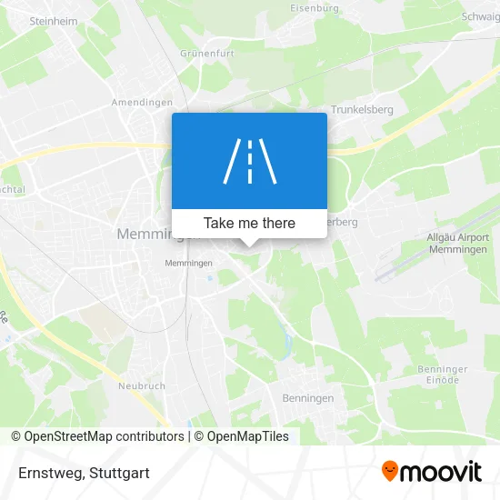 Ernstweg map