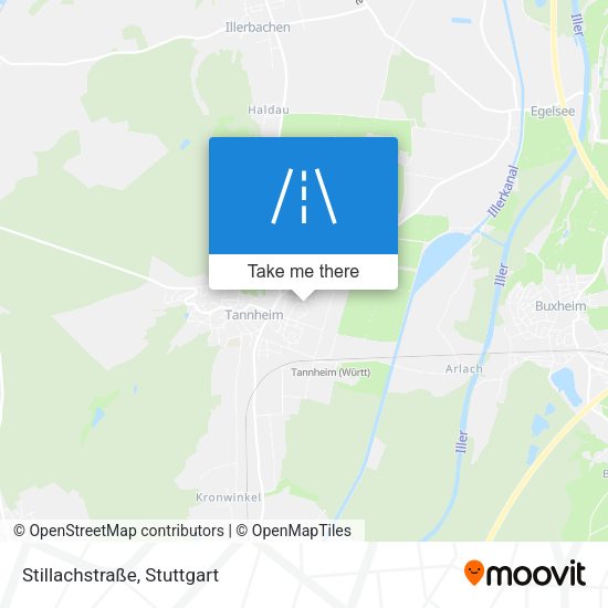 Stillachstraße map