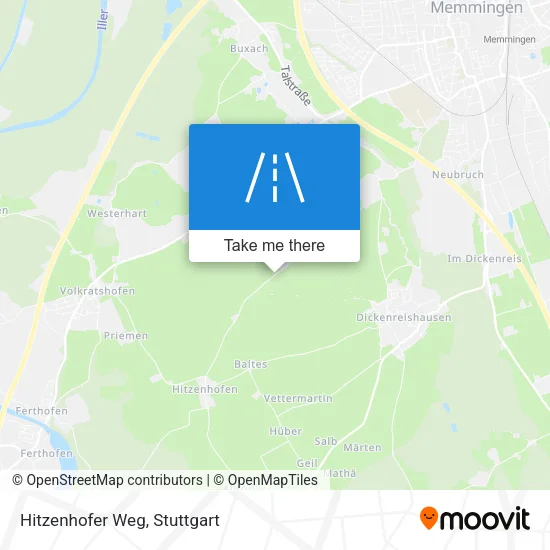Карта Hitzenhofer Weg
