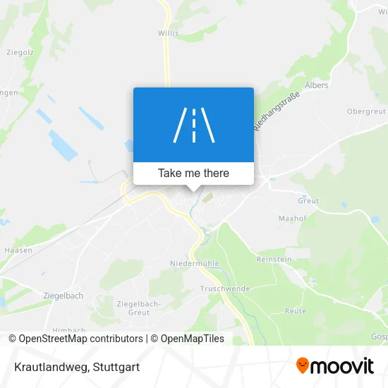 Krautlandweg map